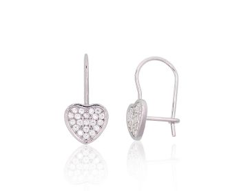 Silver hook earrings 