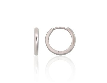 Silver hoop earrings 