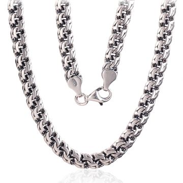 Silberne Kette Bismark 6 mm 