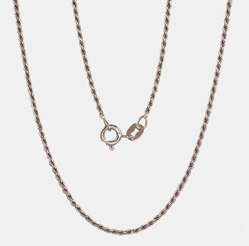 Silberne Kette Rope 1,3 mm 