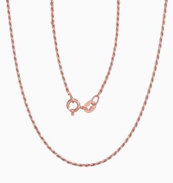 Silberne Kette Rope 1,1 mm 
