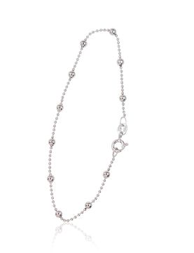 Silver chain Bead 1-3 mm 