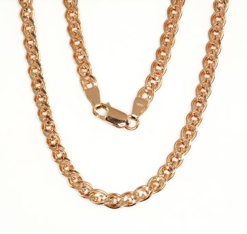 Silberne Kette Crandmother 4,9 mm , Diamantenbearbeitung der Facetten 