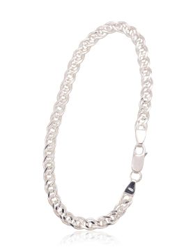 Silver chain Mona Liza 4,9 mm , diamond cut 