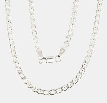 Silver chain Marina 3 mm , diamond cut 16.3 / 65