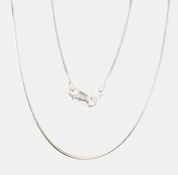 Серебряная цепочка Змейка 1.1 мм 5.5 / 50