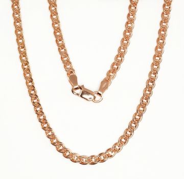 Silberne Kette Crandmother 3.1 mm , Diamantenbearbeitung der Facetten 