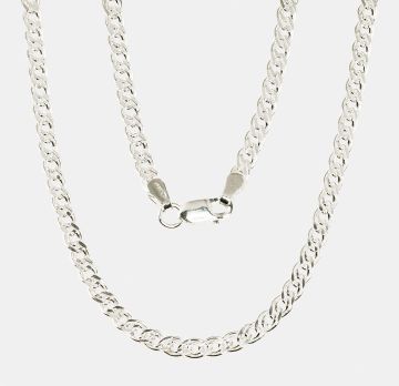 Silver chain Mona Liza 3.1 mm , diamond cut 9.7 / 55
