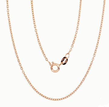 Silberne Kette Anchor round 1,1 mm 