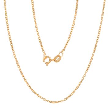 Silberne Kette Anchor round 1,1 mm 