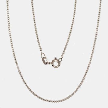 Silver chain Anchor round 1,1 mm 