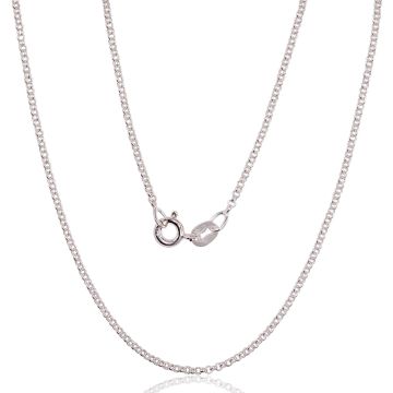 Silberne Kette Rollo 1 mm 