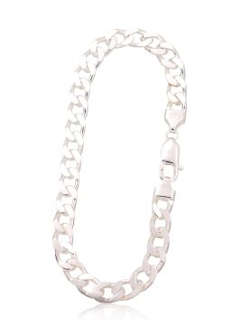Silver chain Curb 7.5 mm 