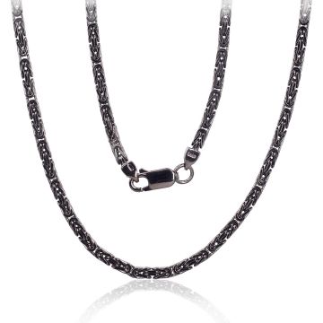 Silver chain Bizantine 2.5 mm 