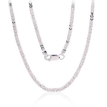 Silver chain Bizantine 2.5 mm 