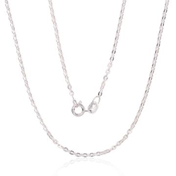 Silver chain Anchor round 2 mm , diamond cut 