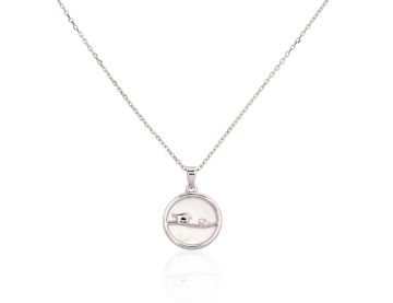 Silbernes Collier 