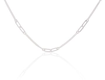 Silbernes Collier 