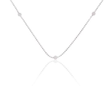 Silbernes Collier 