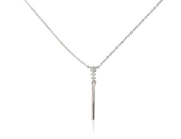 Silbernes Collier 