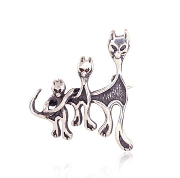 Silver brooch 