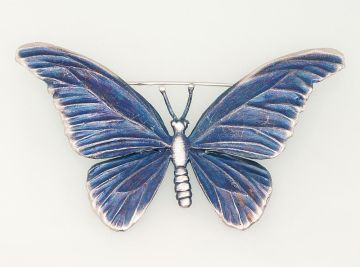 Silver brooch 