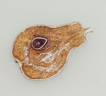 Silver brooch 
