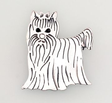 Silver brooch 