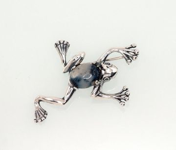 Silver brooch 