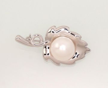 Silver brooch 