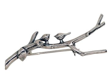 Silver brooch 