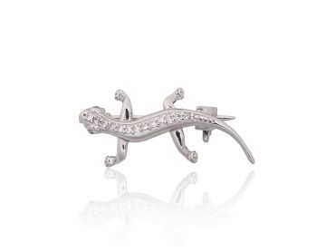 Silver brooch 