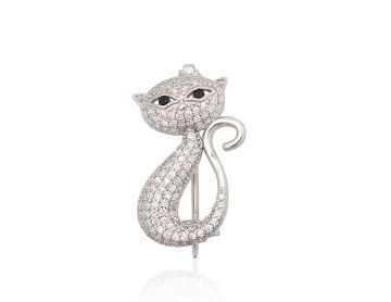 Silver brooch 