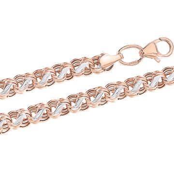 Chain in red gold of 585 assay value 50 cm