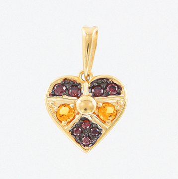 Anhänger aus Gelb gold 585 mit Zirkonia 