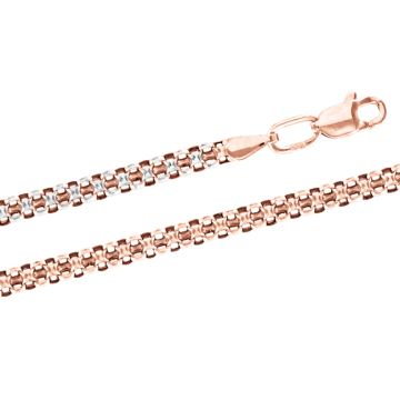 Chain in red gold of 585 assay value 
