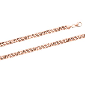 Bracelet in red gold of 585 assay value 