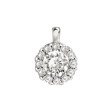 Серебряная подвеска 925 пробы. Вставка: Фианиты 