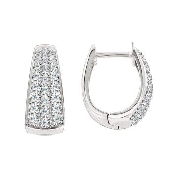 Ohrringe aus 925er Sterling Silber mit Zirkonia 