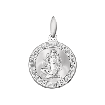 Silver zodiac sign "Virgo" 