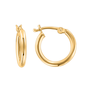 Earrings for in yellow gold of 585 assay value (14ct) 