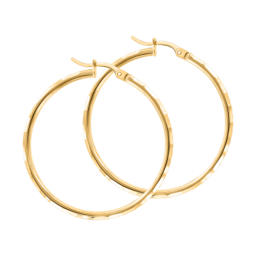 Earrings for in yellow gold of 585 assay value (14ct) 