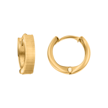 Earrings for in yellow gold of 585 assay value (14ct) 