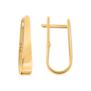 Earrings for in yellow gold of 585 assay value (14ct) 