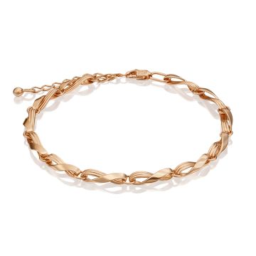 Bracelet in red gold of 585 assay value 