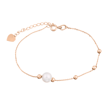 Bracelet in red gold of 585 assay value 
