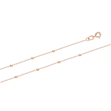 Chain in red gold of 585 assay value 