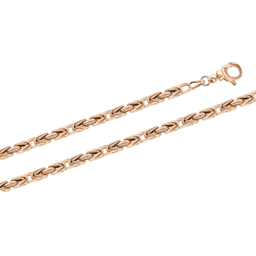 Bracelet in red gold of 585 assay value 