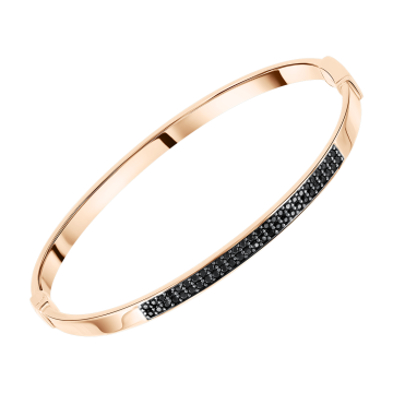 Bracelet in red gold of 585 assay value with zirconia 
