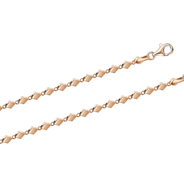 Bracelet in red gold of 585 assay value 